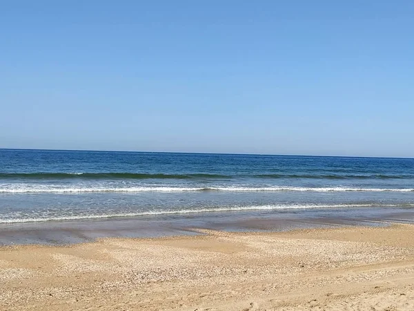 Хороший Пляж Провинции Пунта Умбра Уэльвы Испания — стоковое фото