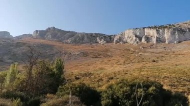 Malaga Andalusia İspanya 'nın Torcal Antequera eyaleti dağları ile videolar.