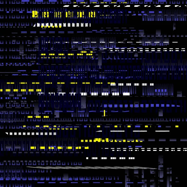 Streszczenie Tło Ciemne Glitch Cyfrowy Ekran Glitched Wektor Hałasem — Wektor stockowy