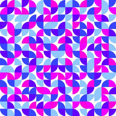 Geometrik seamless modeli. Soyut retro vektör arka plan.