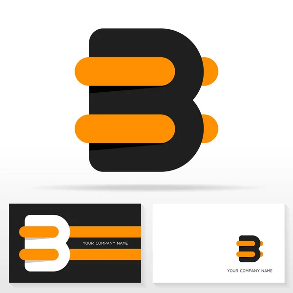 Letter Logo Visitekaartje Sjablonen Bedrijf Aanmelden — Stockvector
