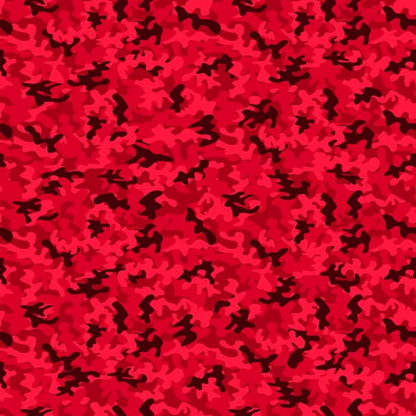 Απρόσκοπτη Στρατιωτική Καμουφλάζ Μοτίβο Καμουφλάζ Φόντο Κόκκινο Χρώμα Απόθεμα Διάνυσμα — Διανυσματικό Αρχείο