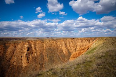 bozkır manzara. erken bahar
