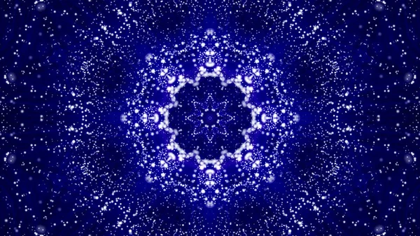 Синий Абстрактный Орнамент Предыстория Renderer — стоковое фото