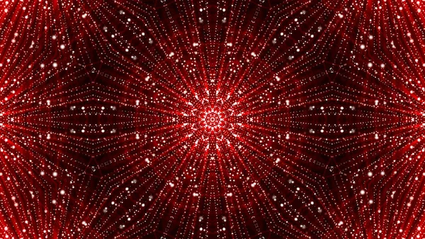 Rotes Abstraktes Ornament Hintergrund Renderer — Stockfoto