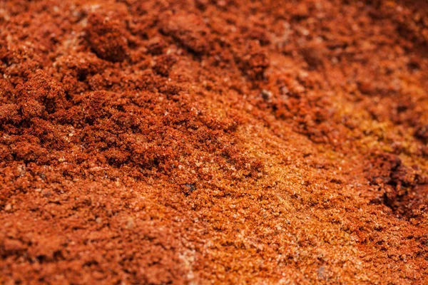 Orangefarbener Sand Aus Nächster Nähe Hintergrund — Stockfoto