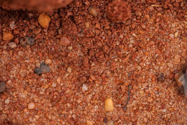 Orangefarbener Sand Aus Nächster Nähe Hintergrund — Stockfoto