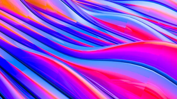 Скляний Різнокольоровий Фон Абстрактна Ілюстрація Рендерія — стокове фото