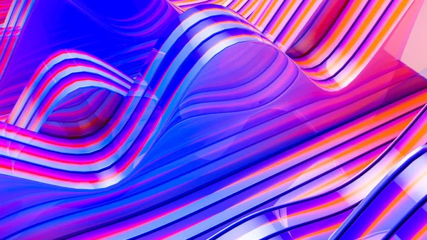 Fondo Multicolor Cristal Ilustración Abstracta Rendimiento — Foto de Stock