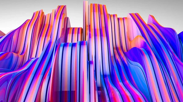 Vidro Fundo Multicolorido Ilustração Abstrata Renovação — Fotografia de Stock