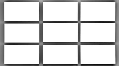 karanlık temiz yüzeyler. Düzen. 3D render