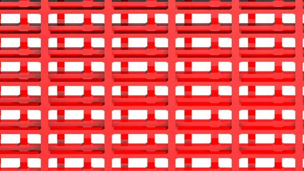 Réseau Abstrait Rouge Fond Tridimensionnel Rendu — Photo
