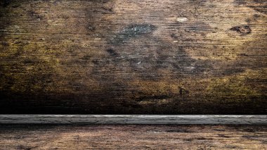 bir metal duvar ve tavan oda. eski metal doku. 3D render