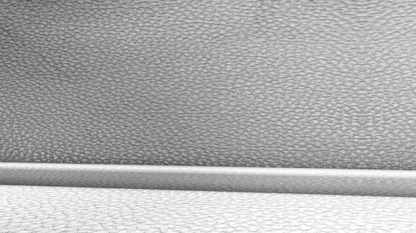 beyaz deri duvar ve tavan oda. eski metal doku. 3D render