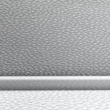 beyaz deri duvar ve tavan oda. eski metal doku. 3D render