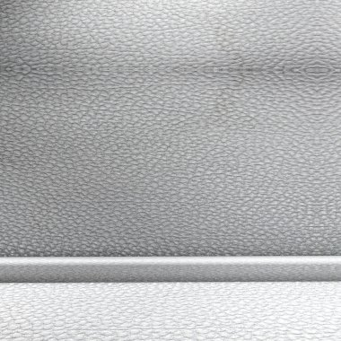 beyaz deri duvar ve tavan oda. eski metal doku. 3D render