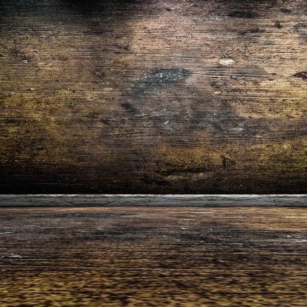 bir metal duvar ve tavan oda. eski metal doku. 3D render