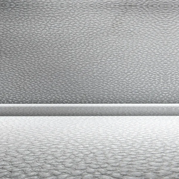 Zimmer Mit Weißer Lederwand Und Decke Alte Metallstruktur Darstellung — Stockfoto