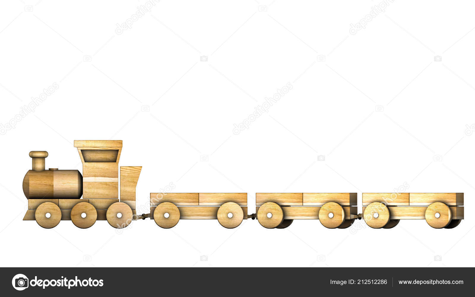 wooden train carriages