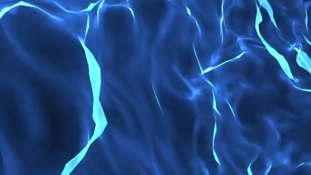 Abstracte Blauwe Achtergrond Rendering — Stockvideo