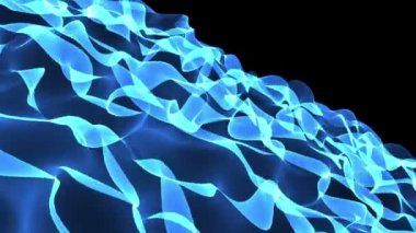 Mavi arka plan. 3D render.