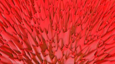 kırmızı üç boyutlu arka plan. vinçlerin uçak. 3D render