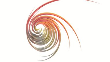 soyut resimler bir sarmal hareket. yavaş yavaş dönen üç boyutlu çizgili. 3D render