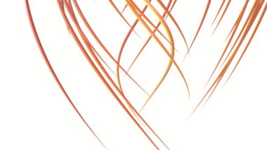 soyut resimler bir sarmal hareket. yavaş yavaş dönen üç boyutlu çizgili. 3D render