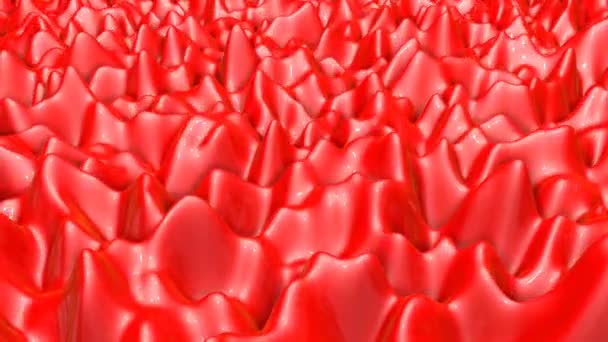 fond abstrait tridimensionnel rouge. avion déformant. rendu 3D 