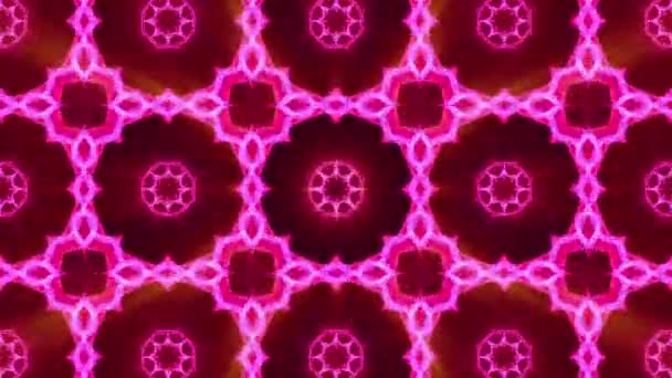 Abstrakter Dreidimensionaler Kaleidoskop Hintergrund Darstellung — Stockvideo