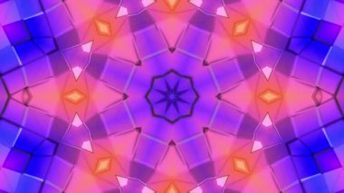 üç boyutlu kaleydoskop arka plan soyut. 3D render