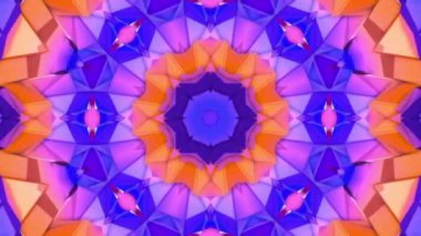 üç boyutlu kaleydoskop arka plan soyut. 3D render