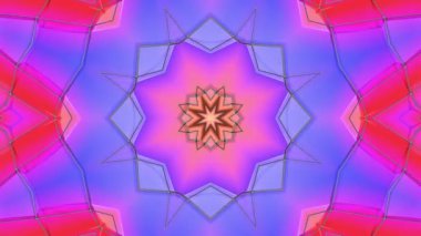 üç boyutlu kaleydoskop arka plan soyut. 3D render