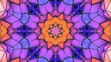 üç boyutlu kaleydoskop arka plan soyut. 3D render