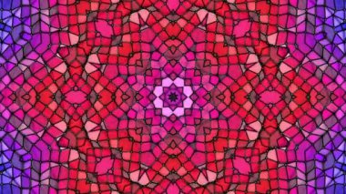 üç boyutlu kaleydoskop arka plan soyut. 3D render