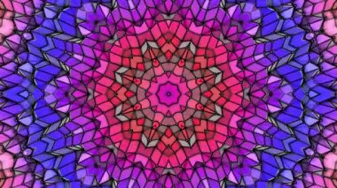 üç boyutlu kaleydoskop arka plan soyut. 3D render