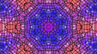 üç boyutlu kaleydoskop arka plan soyut. 3D render