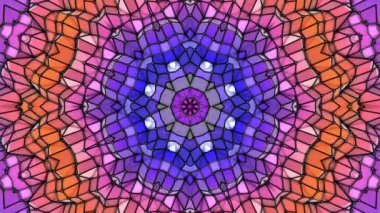 üç boyutlu kaleydoskop arka plan soyut. 3D render