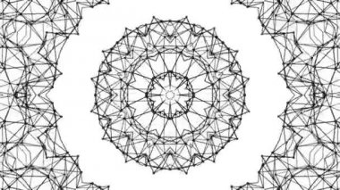 üç boyutlu kaleydoskop arka plan soyut. 3D render