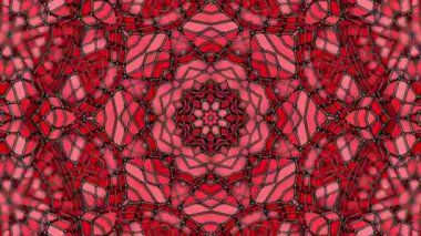 üç boyutlu kaleydoskop arka plan soyut. 3D render