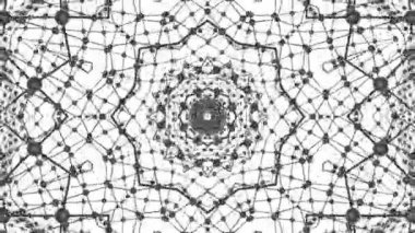 üç boyutlu kaleydoskop arka plan soyut. 3D render