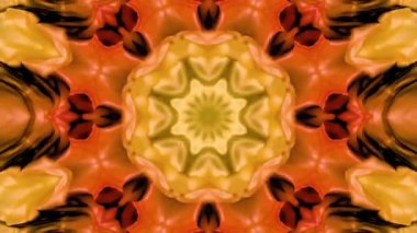 üç boyutlu kaleydoskop arka plan soyut. 3D render