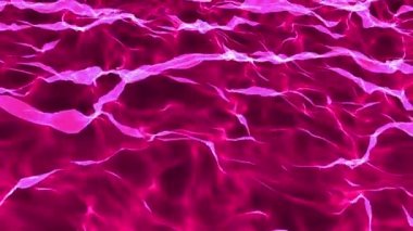 eğri üç boyutlu formlar mor siyah bir arka plan karşı yavaş hareket edin. arka plan. 3D render