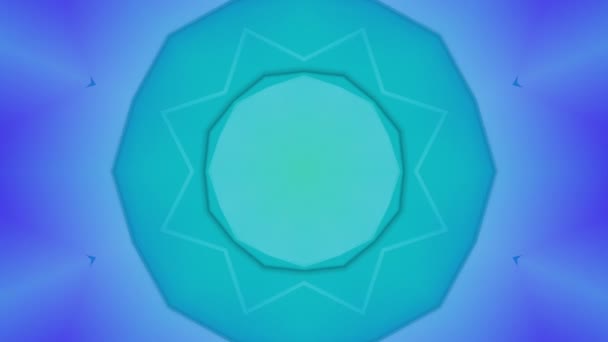 Geometrische Muster Aus Mehrfarbigen Polygonalen Figuren Abstrakter Hintergrund Darstellung — Stockvideo