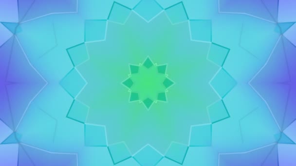マルチカラーの多角形図形から幾何学模様 抽象的な背景 レンダリング — ストック動画