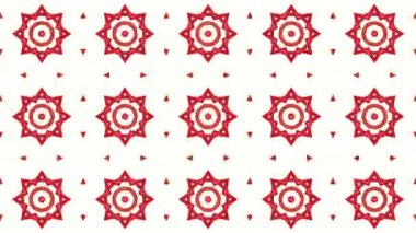 geometrik desenler kırmızı renk. arka plan. 3D render