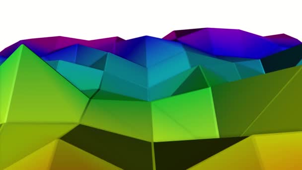 déformation lente faible surface poly. rendu 3D 