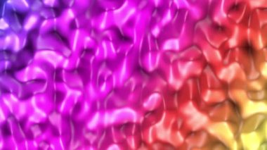 çok renkli düzgün uçak yavaş yavaş deforme olacak. arka plan. 3D render