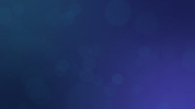 beyaz yuvarlak parçacıkları düzensizce mavi bir arka plan üzerinde uçmak. alan derinliği. 3D render