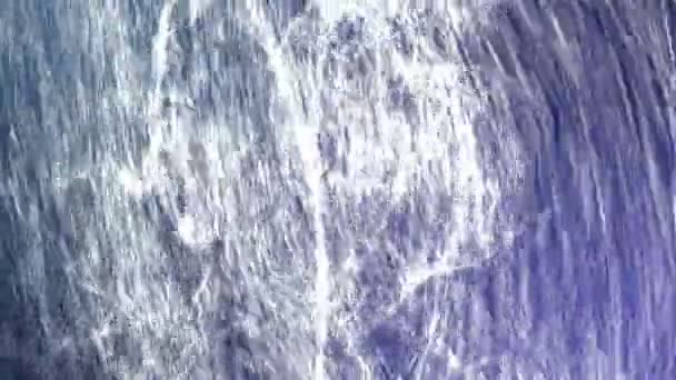 Bílá Abstraktní Obrázek Pomalu Modrém Pozadí Vykreslování — Stock video